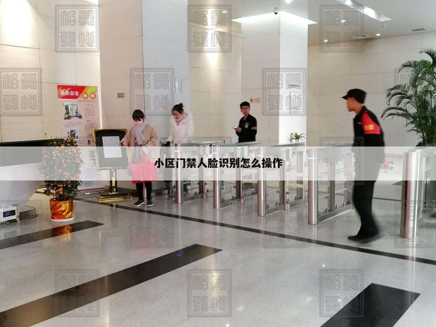 小区门禁人脸识别怎么操作