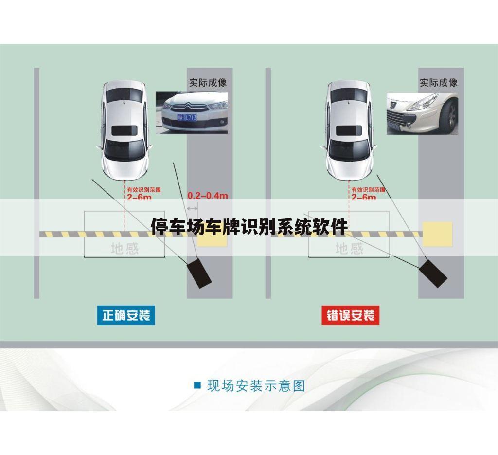 停车场车牌识别系统软件