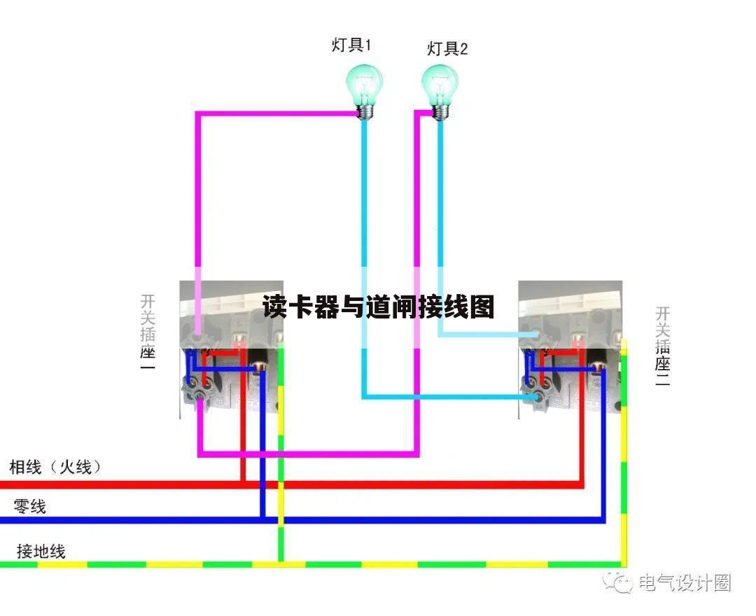读卡器与道闸接线图
