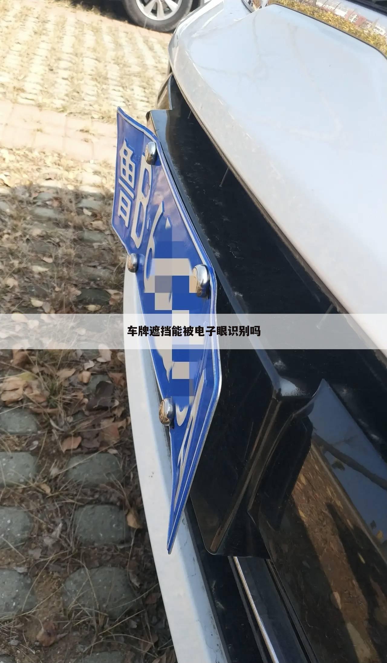车牌遮挡能被电子眼识别吗