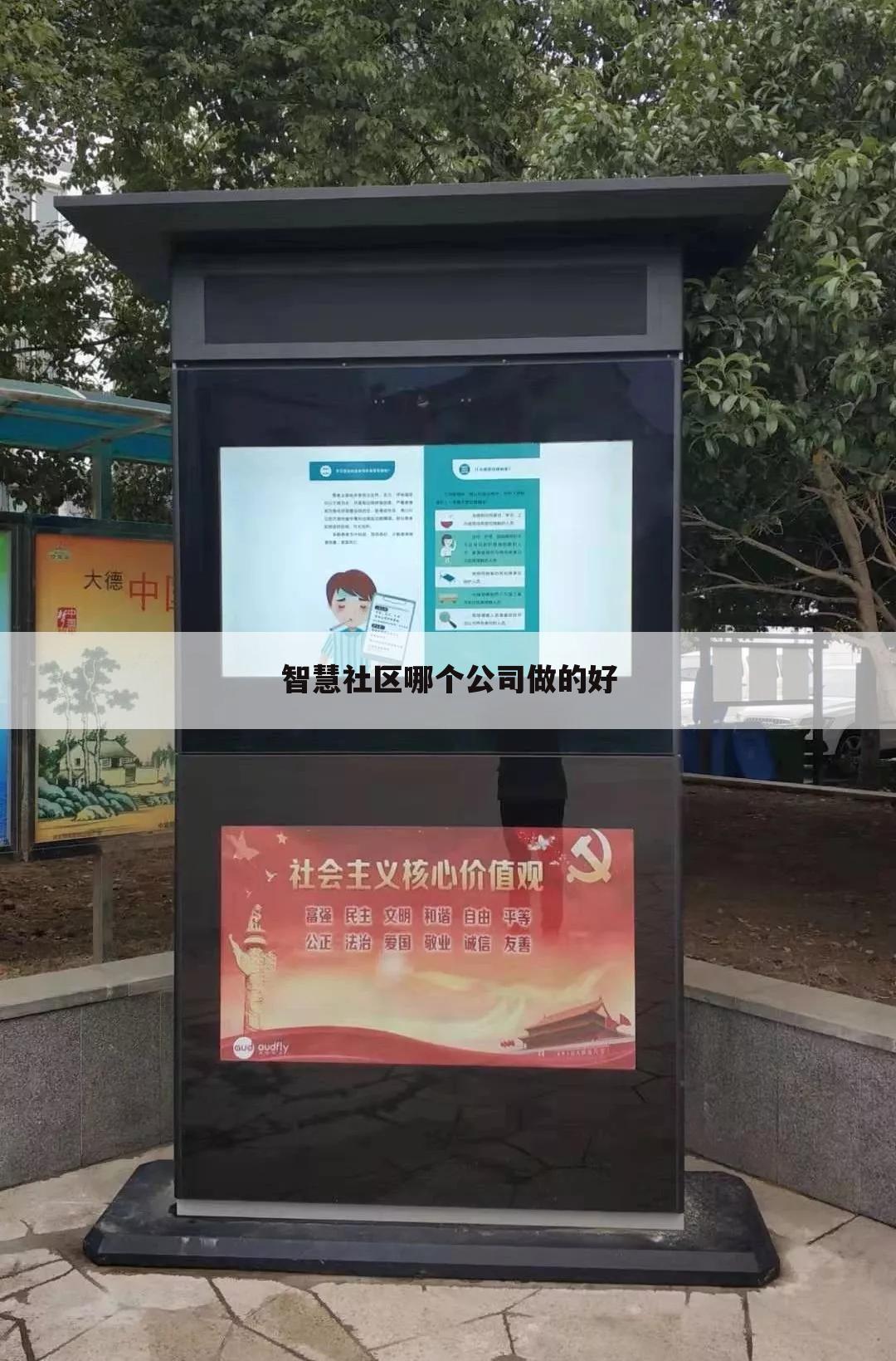 智慧社区哪个公司做的好