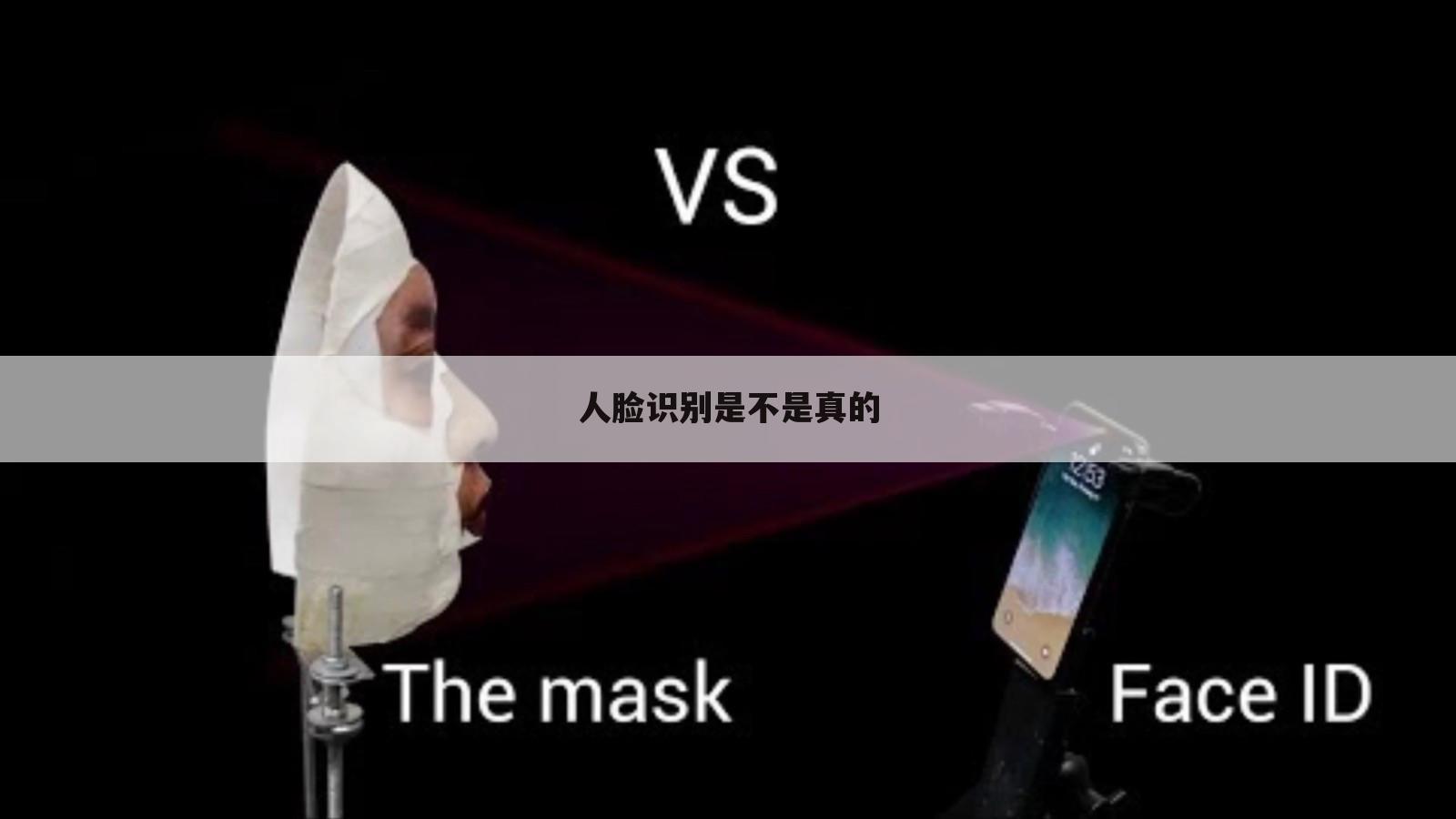 人脸识别是不是真的