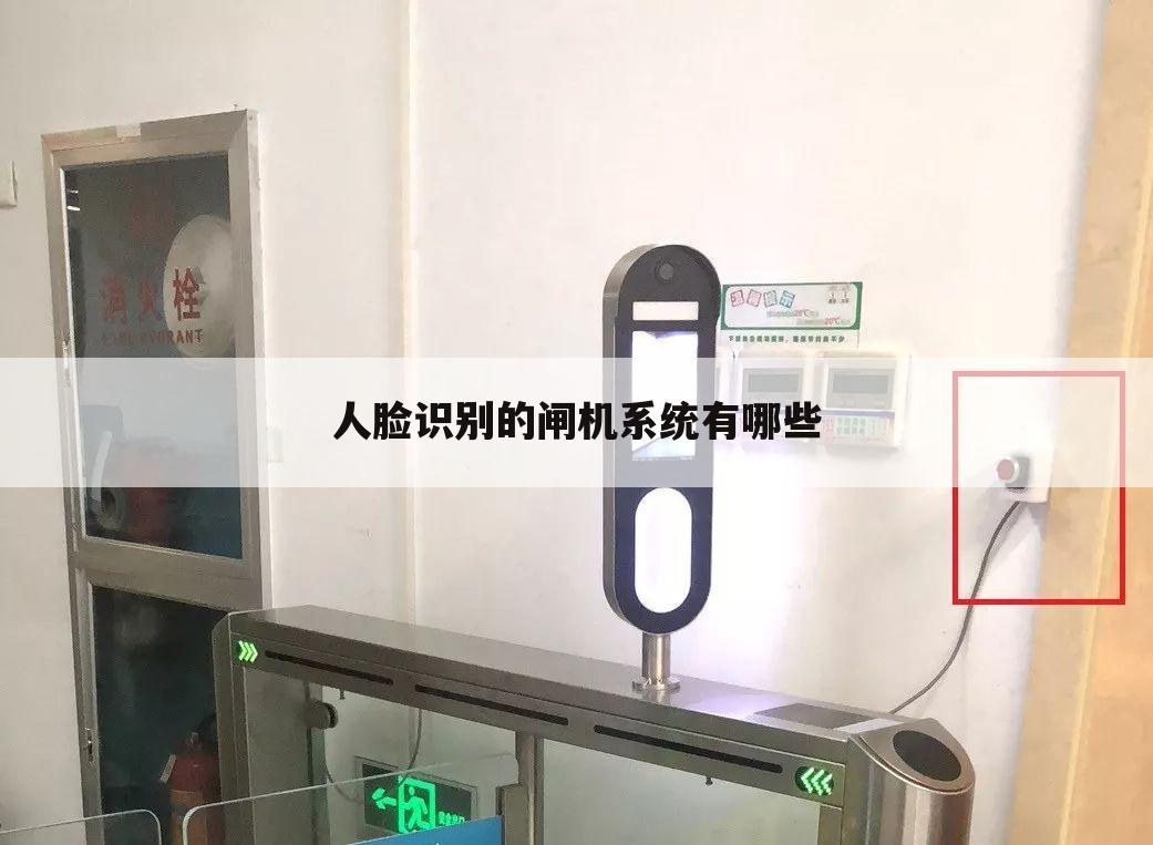 人脸识别的闸机系统有哪些