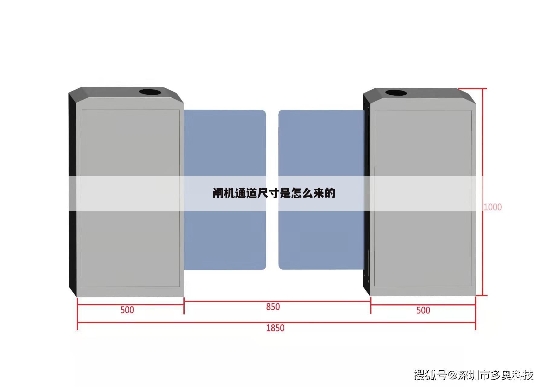 闸机通道尺寸是怎么来的