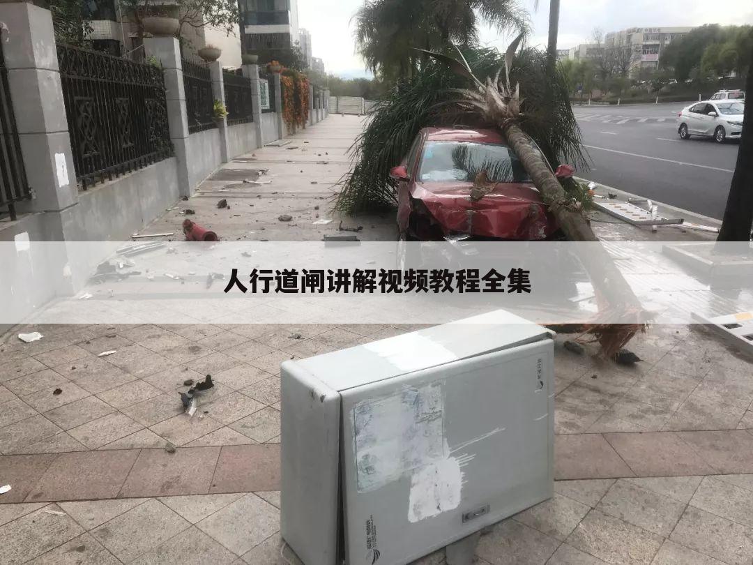 人行道闸讲解视频教程全集
