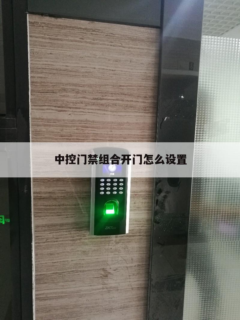 中控门禁组合开门怎么设置