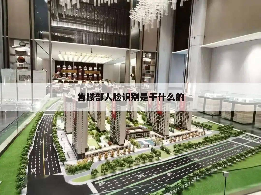 售楼部人脸识别是干什么的