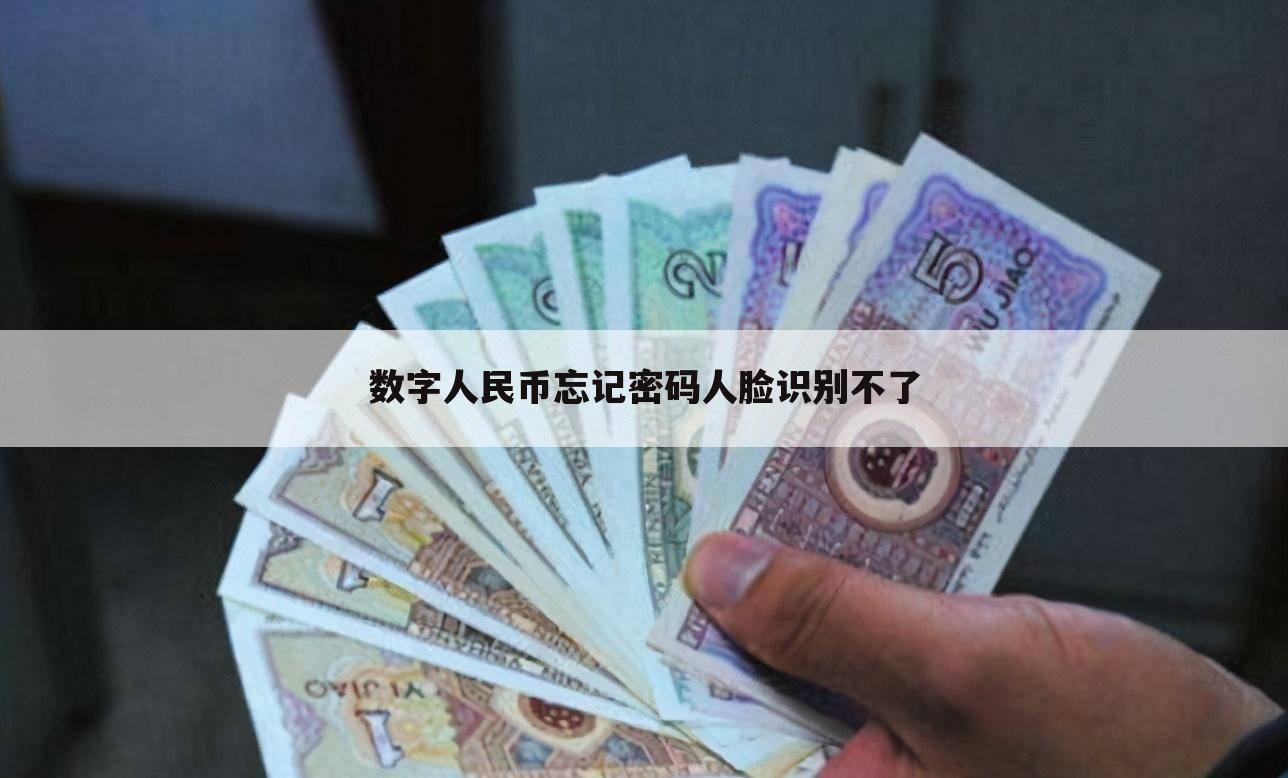 数字人民币忘记密码人脸识别不了
