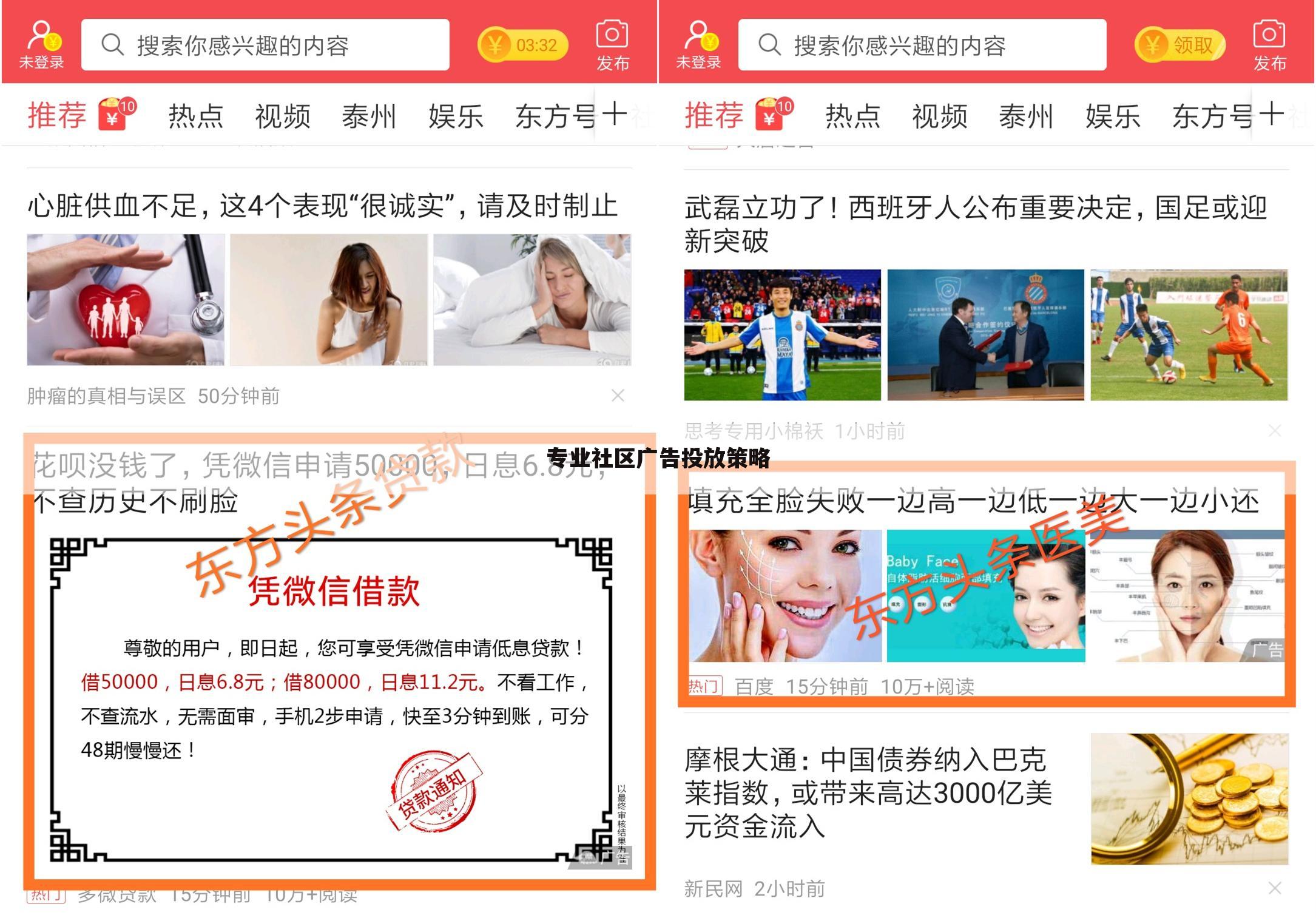 专业社区广告投放策略