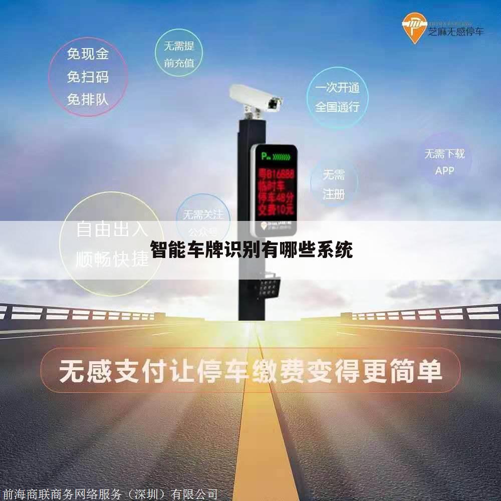 智能车牌识别有哪些系统