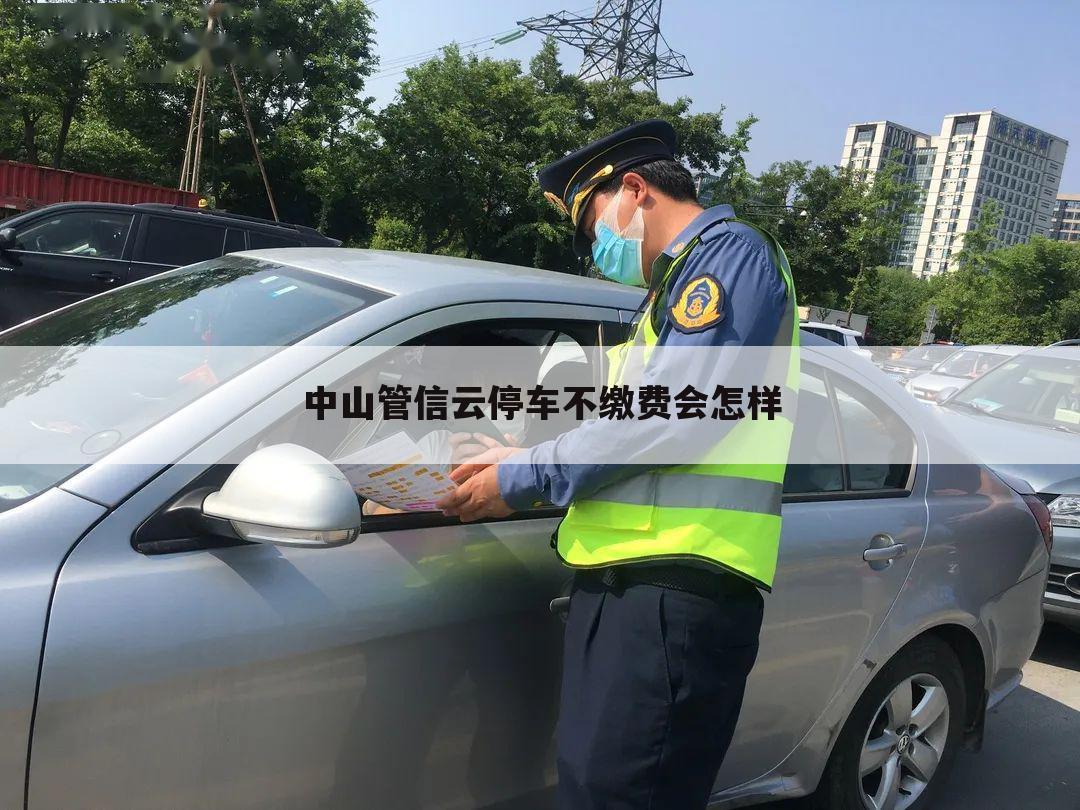 中山管信云停车不缴费会怎样