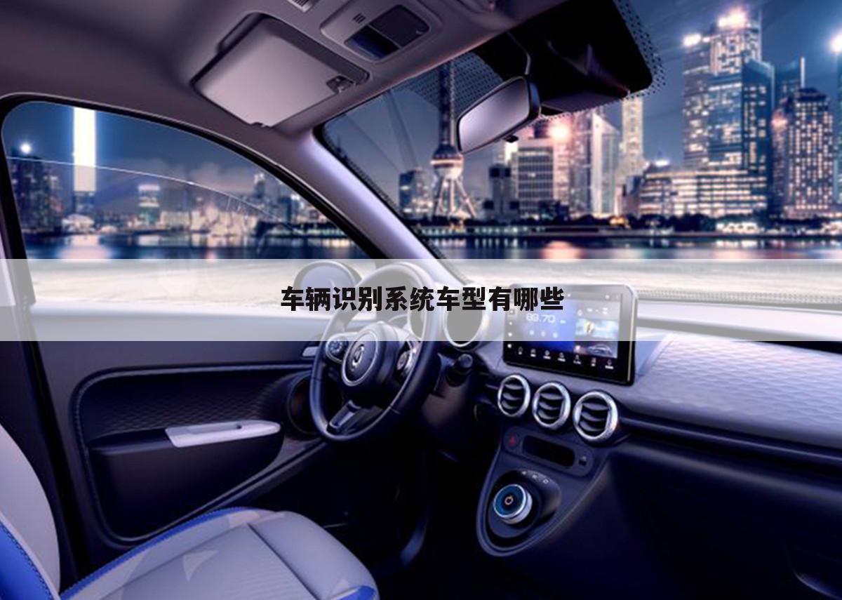 车辆识别系统车型有哪些