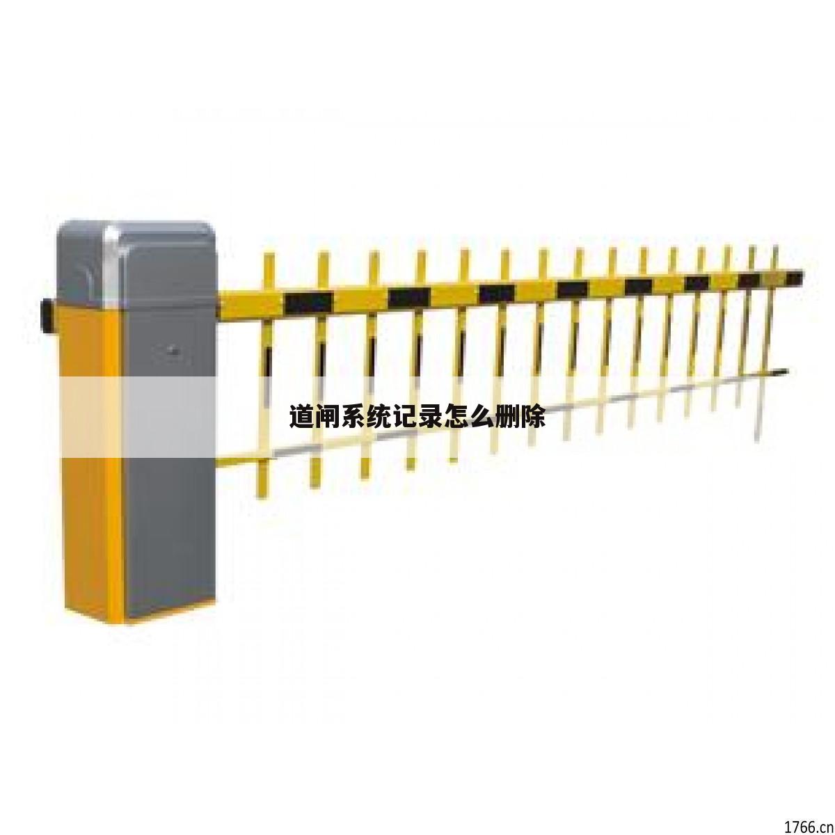 道闸系统记录怎么删除