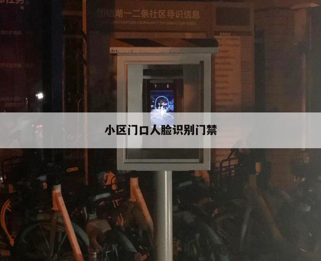 小区门口人脸识别门禁