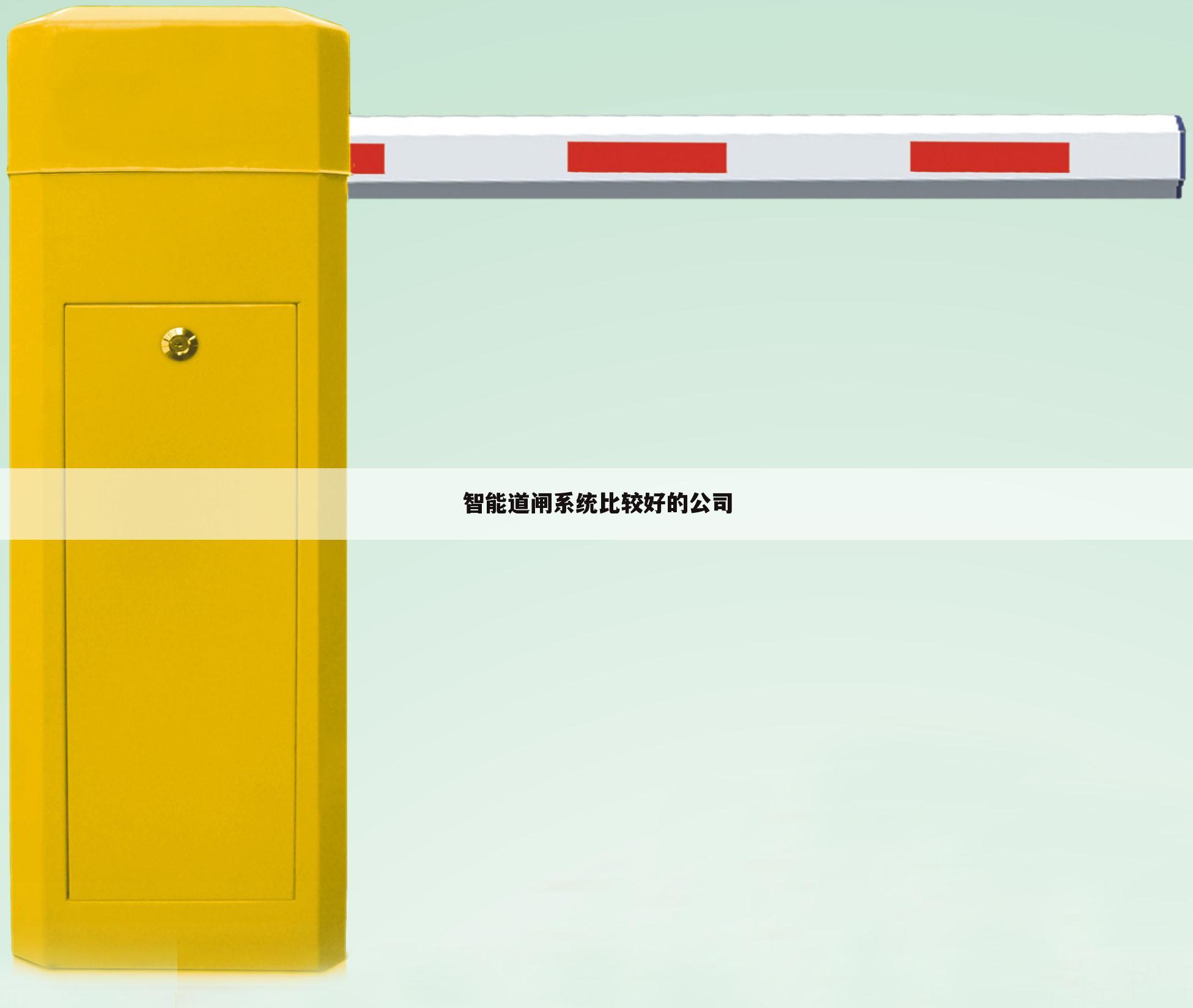 智能道闸系统比较好的公司