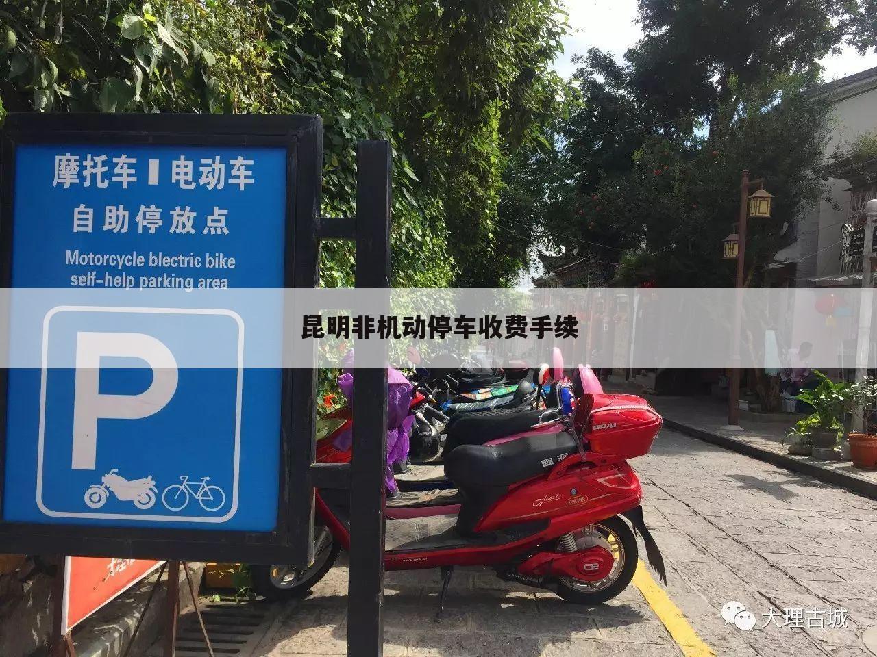 昆明非机动停车收费手续