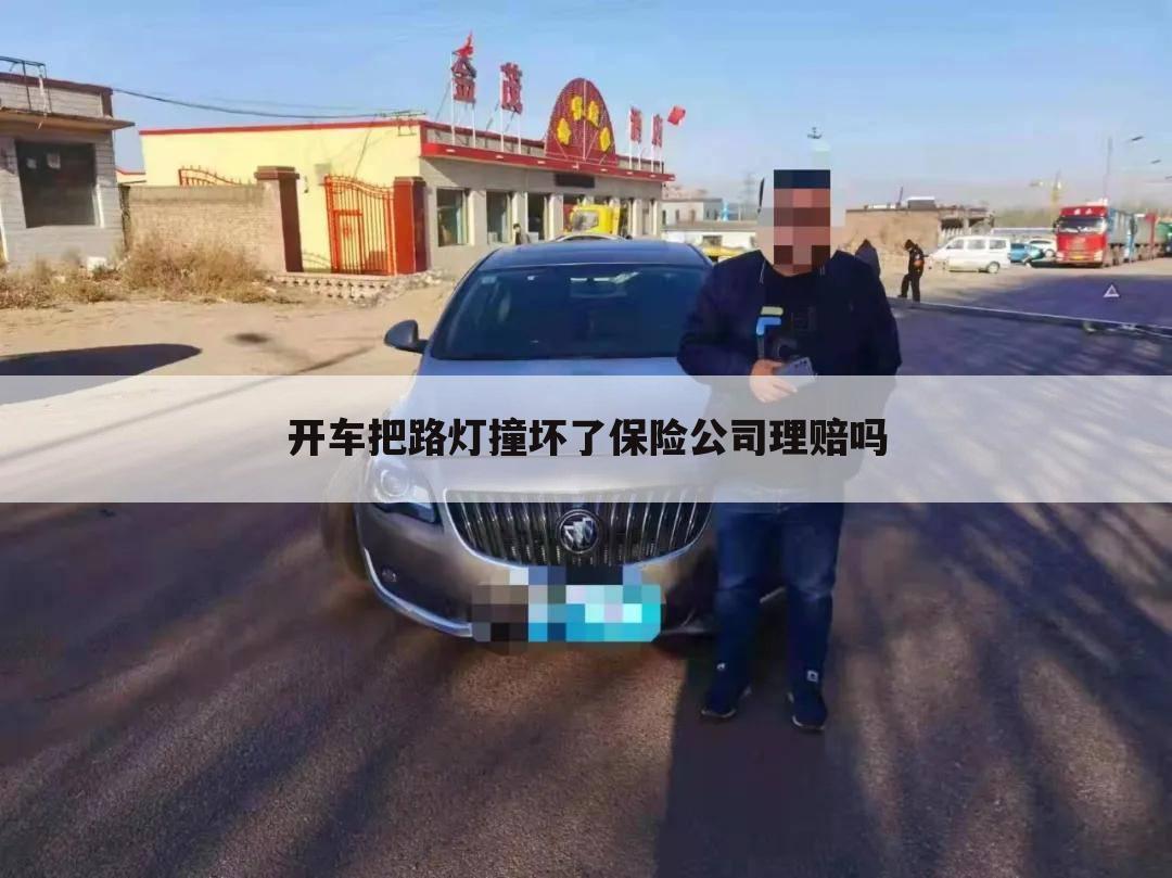 开车把路灯撞坏了保险公司理赔吗