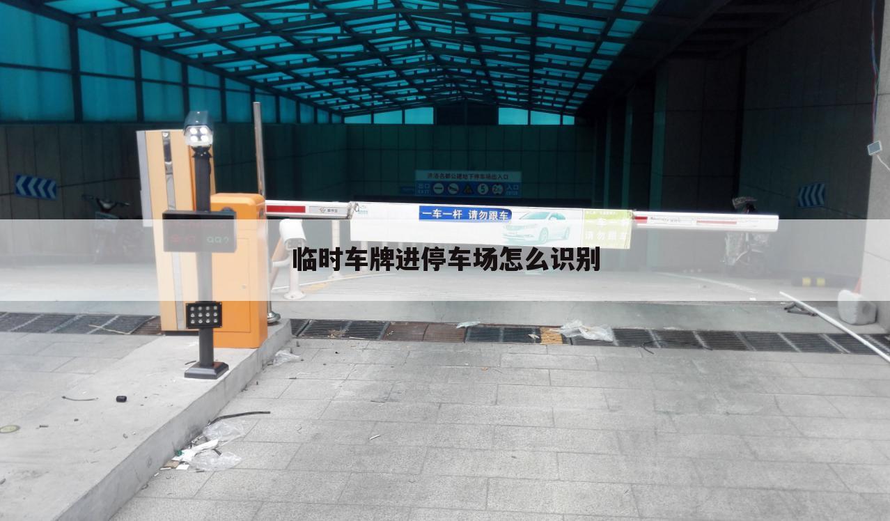 临时车牌进停车场怎么识别