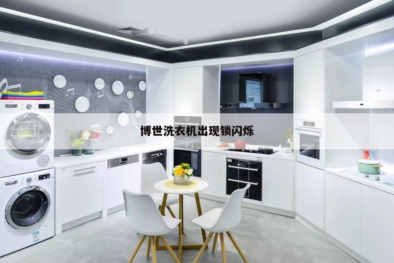 博世洗衣机出现锁闪烁