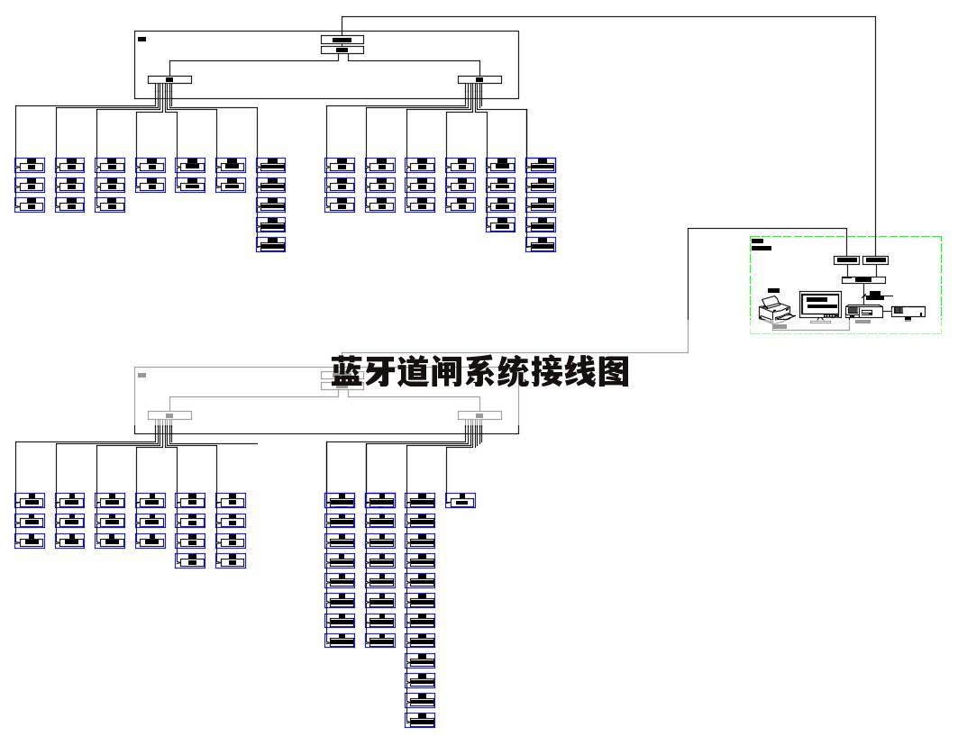 蓝牙道闸系统接线图