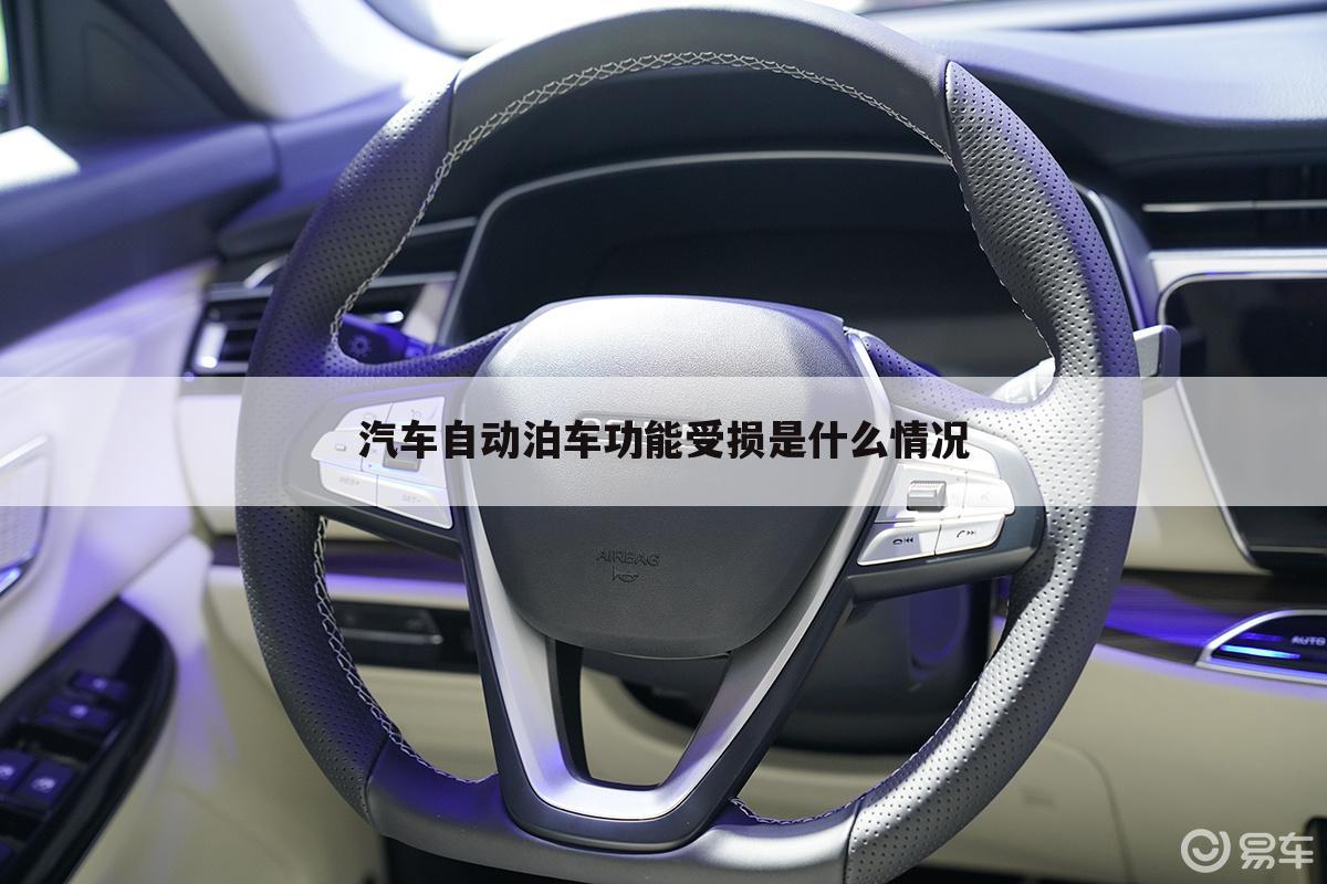 汽车自动泊车功能受损是什么情况