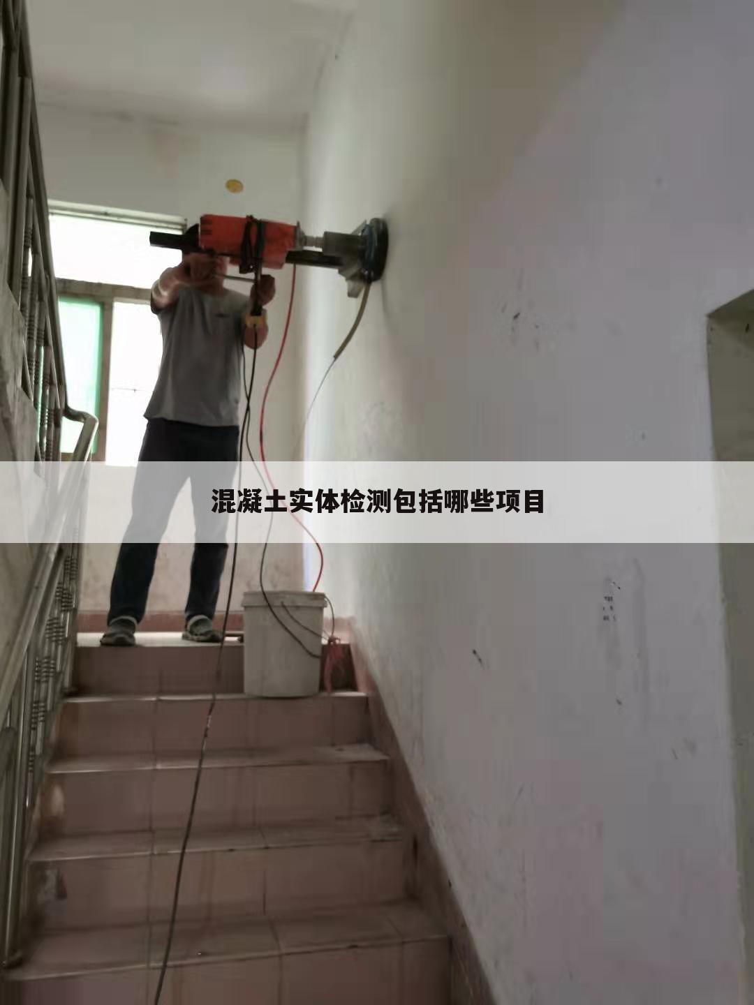 混凝土实体检测包括哪些项目
