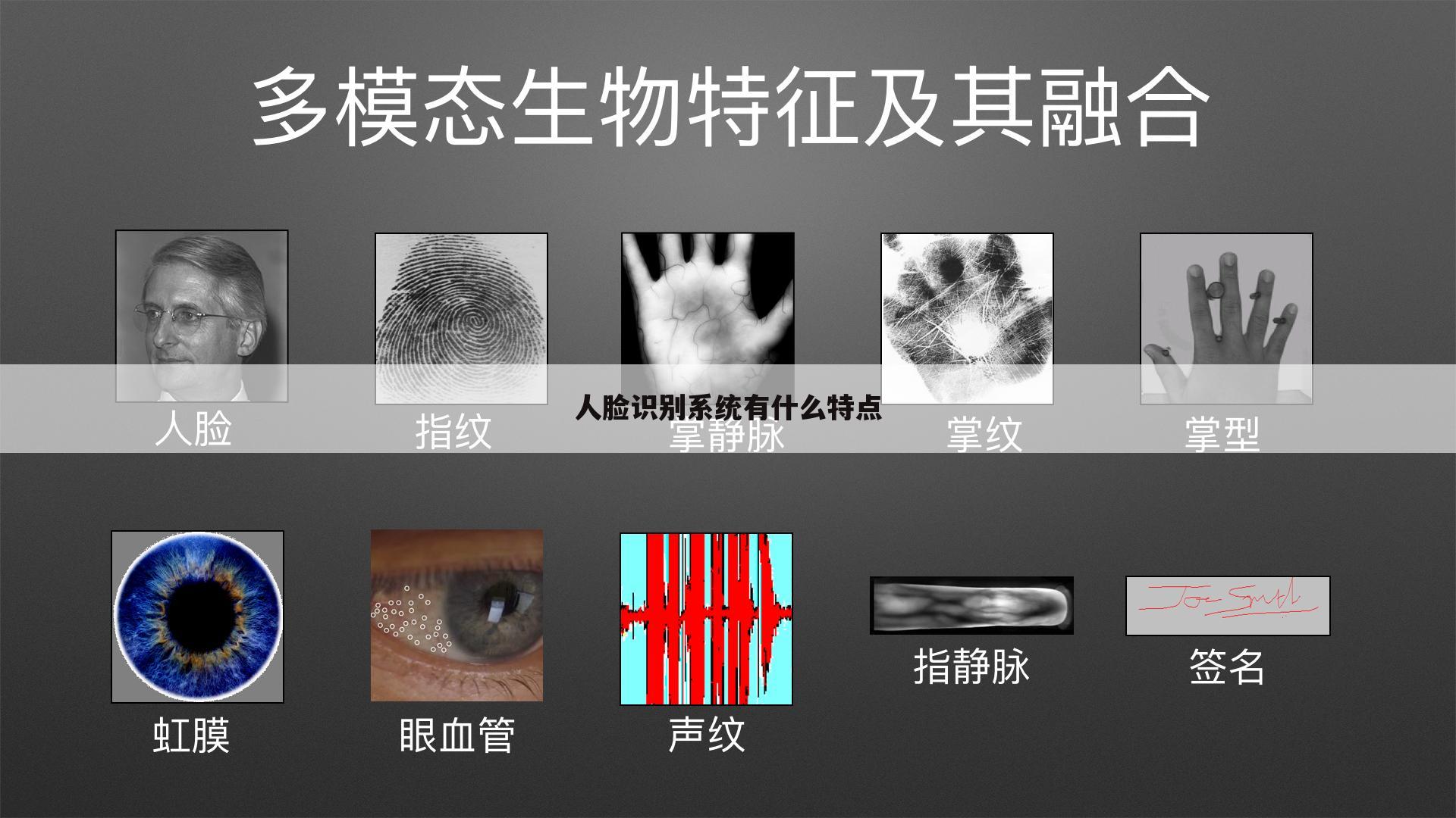 人脸识别系统有什么特点