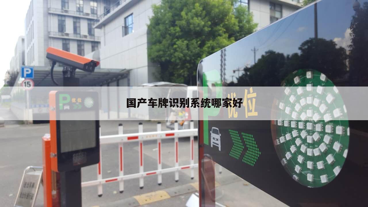 国产车牌识别系统哪家好