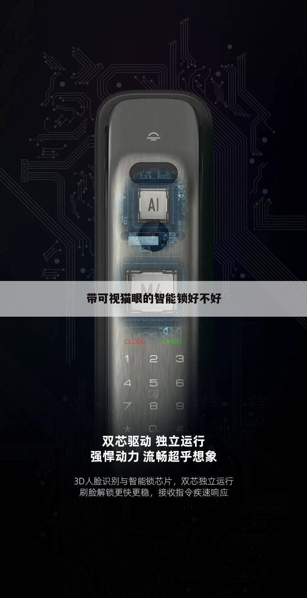 带可视猫眼的智能锁好不好