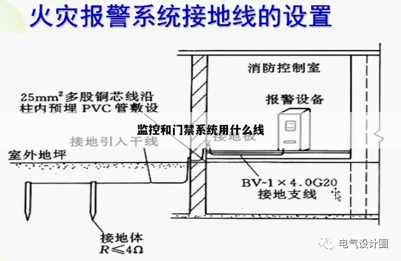 监控和门禁系统用什么线