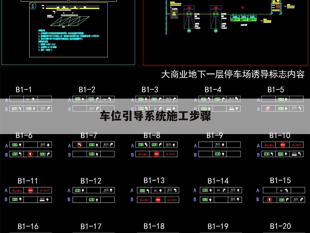 车位引导系统施工步骤