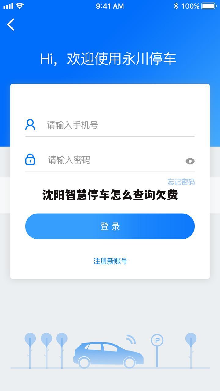 沈阳智慧停车怎么查询欠费