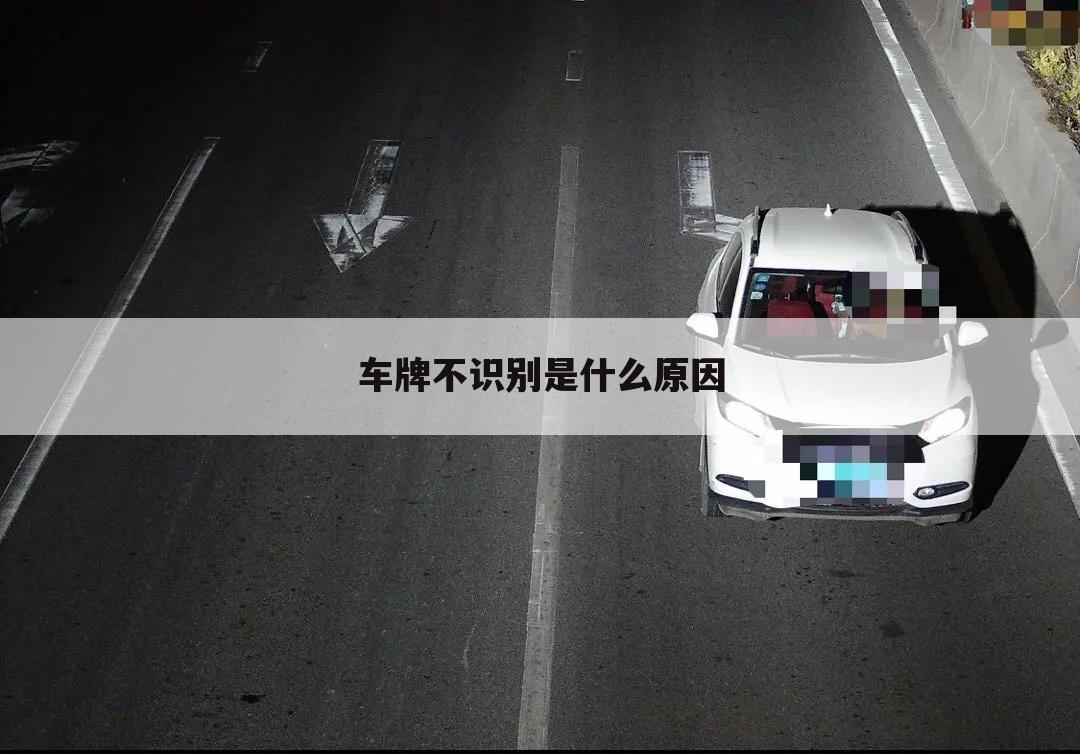 车牌不识别是什么原因