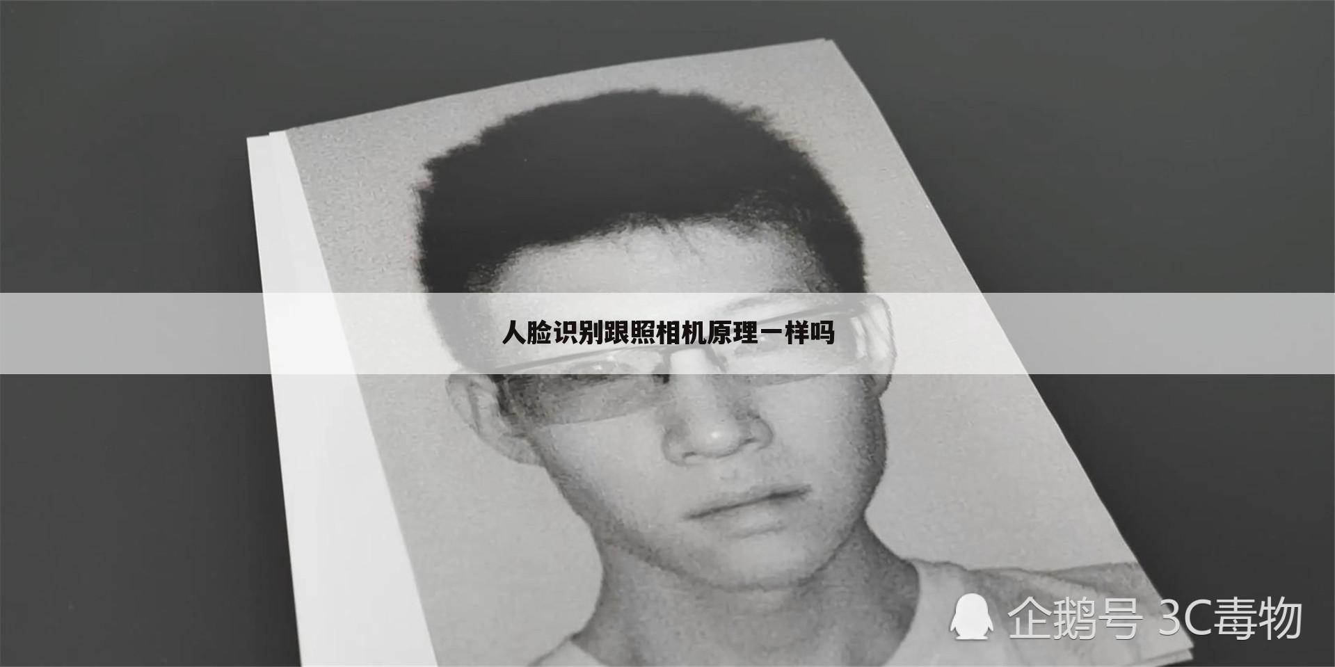 人脸识别跟照相机原理一样吗