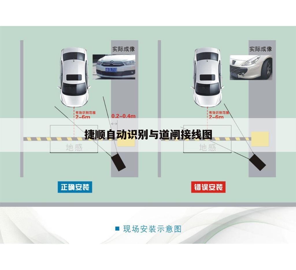 捷顺自动识别与道闸接线图