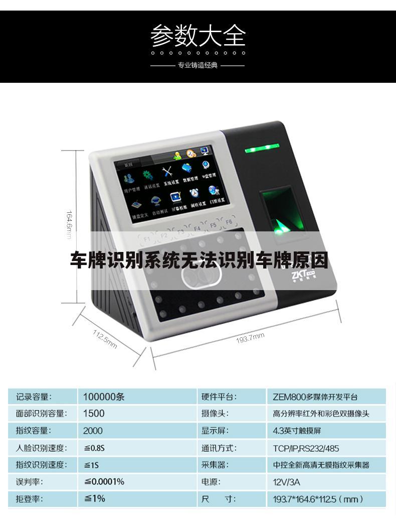 车牌识别系统无法识别车牌原因