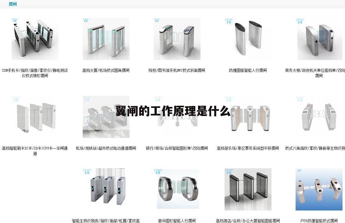 翼闸的工作原理是什么