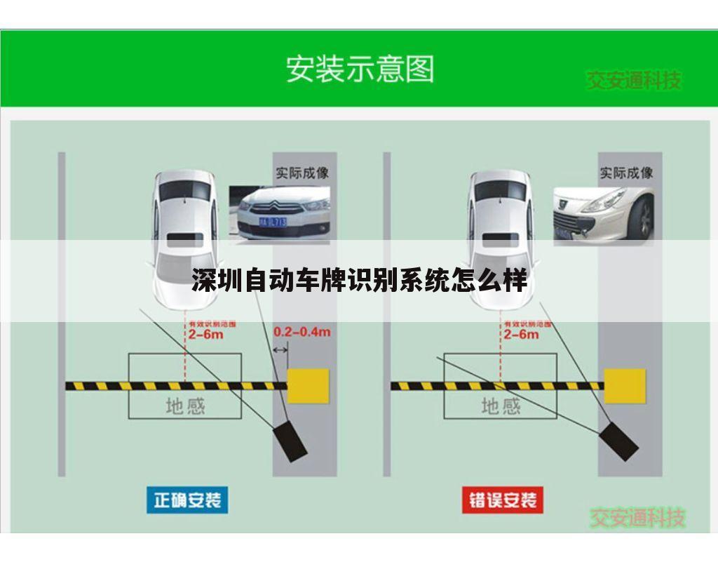 深圳自动车牌识别系统怎么样