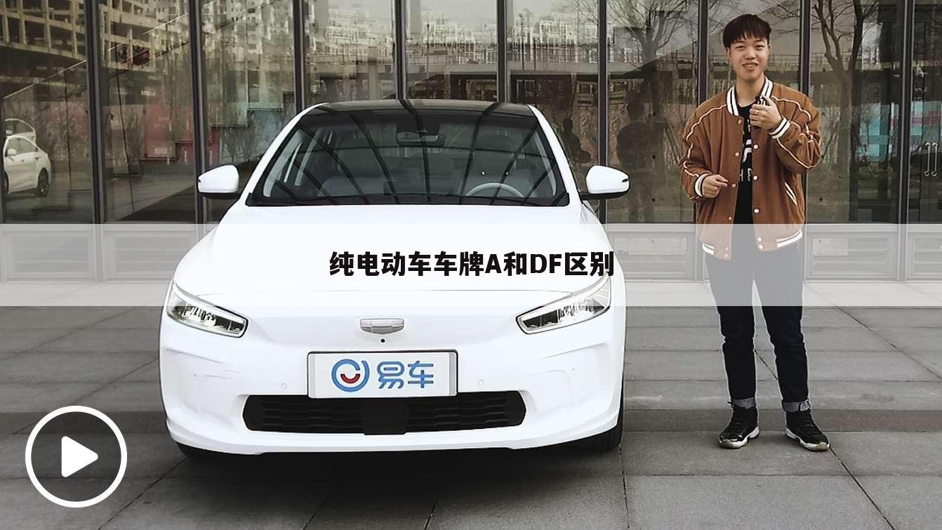 纯电动车车牌A和DF区别
