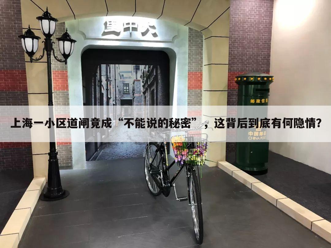 上海一小区道闸竟成“不能说的秘密”，这背后到底有何隐情？