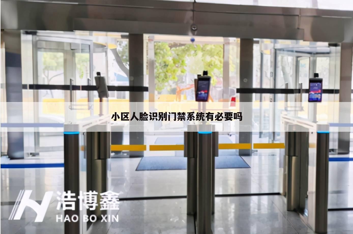 小区人脸识别门禁系统有必要吗