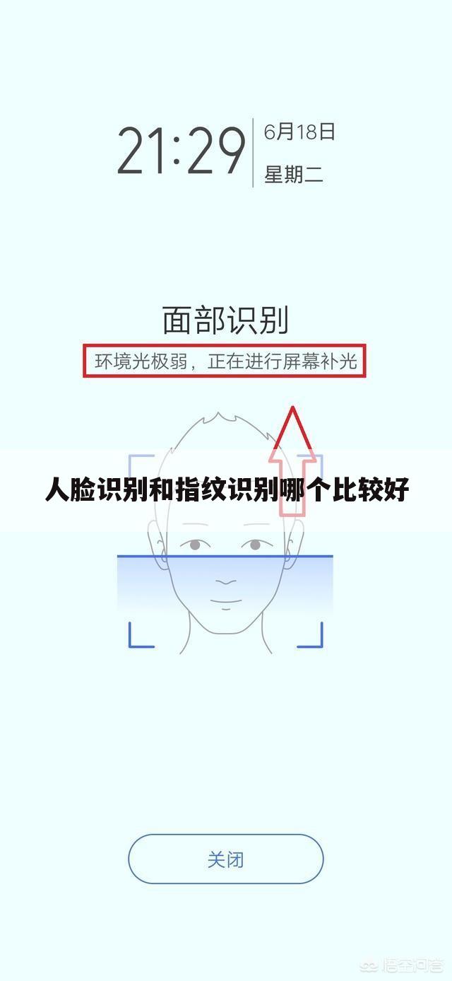 人脸识别和指纹识别哪个比较好