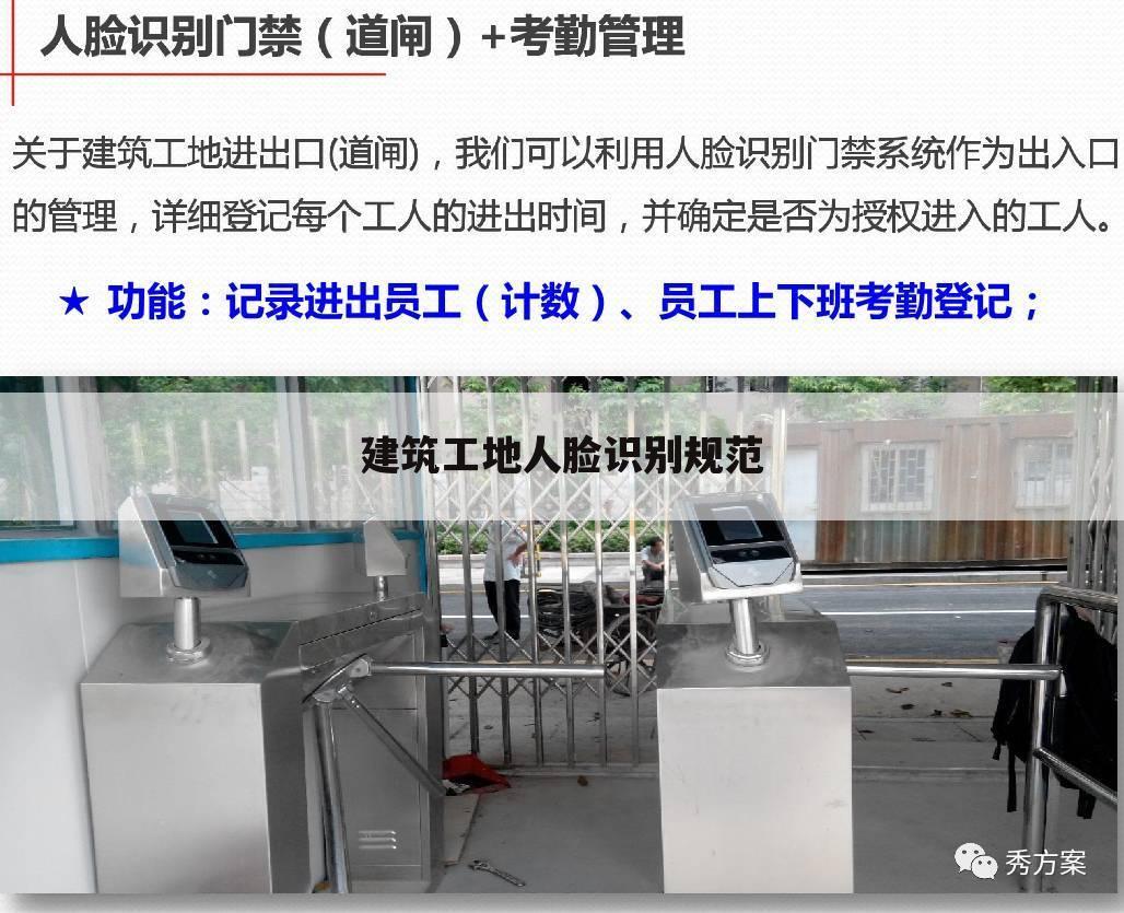 建筑工地人脸识别规范