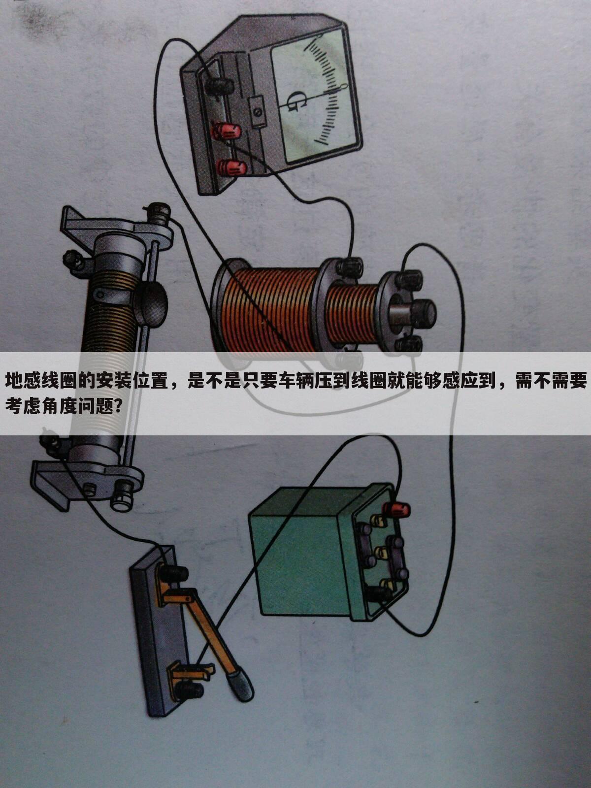 地感线圈的安装位置,是不是只要车辆压到线圈就能够感应到,需不需要考虑角度问题?