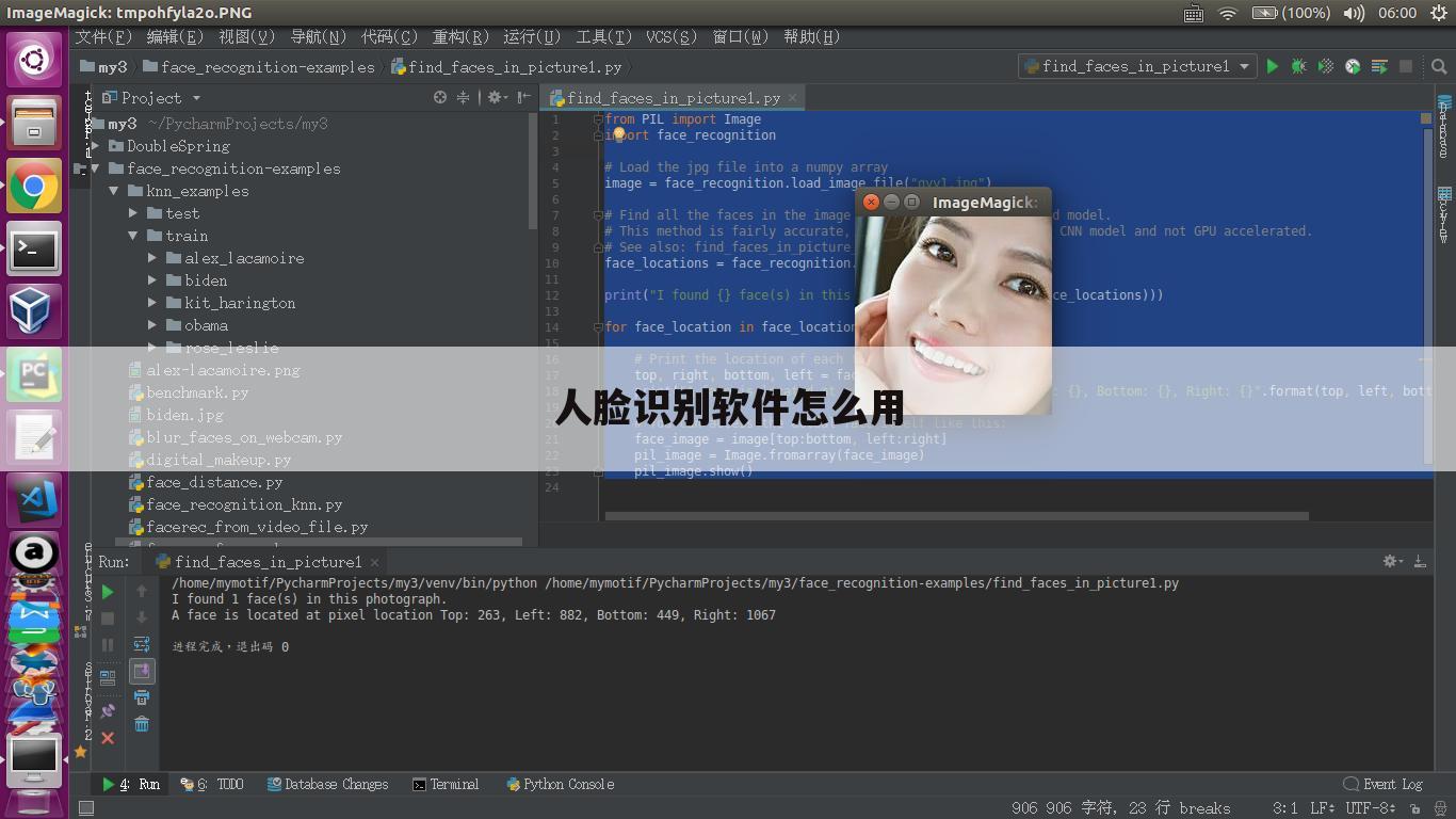 人脸识别软件怎么用