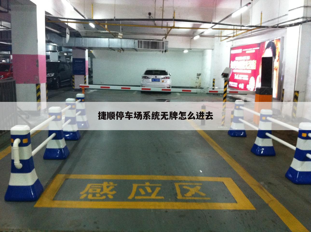 捷顺停车场系统无牌怎么进去
