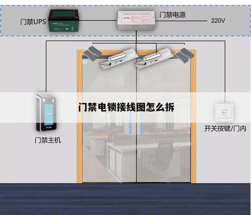 门禁电锁接线图怎么拆