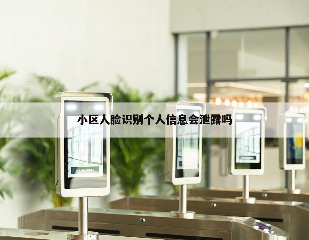 小区人脸识别个人信息会泄露吗