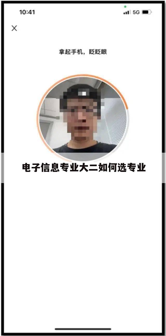 电子信息专业大二如何选专业