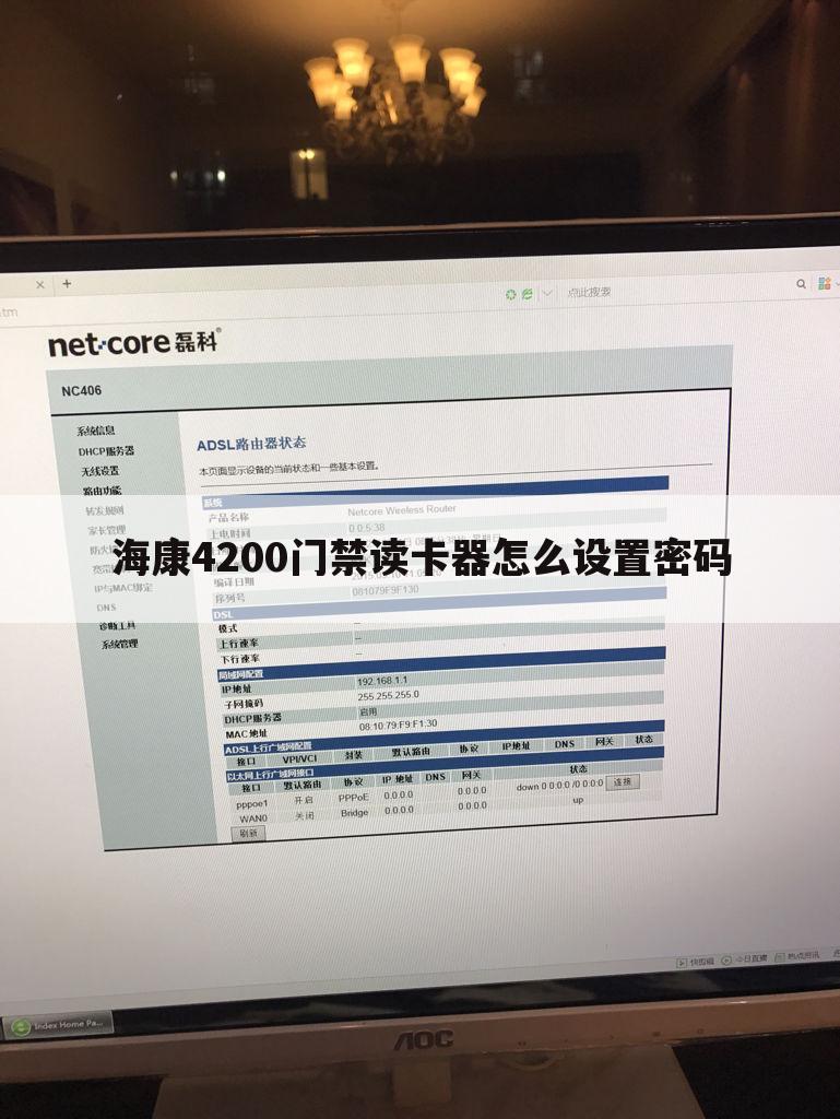 海康4200门禁读卡器怎么设置密码
